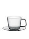 Estia Yalo Set Teetassen aus Glas Grau 280 ml 2 Stück