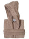 Das Home 1446 Bademantel mit Kapuze Beige 430 g/m²