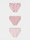 Boboli Комплект Детски Бикини 3 бр. Pink