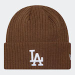 New Era LA Dodgers Unisex Knitted Beanie in Brown