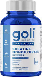 Goli Nutrition Zero Sugar Creatină Monohidrată 1000 mg 60 Tablete Masticabile