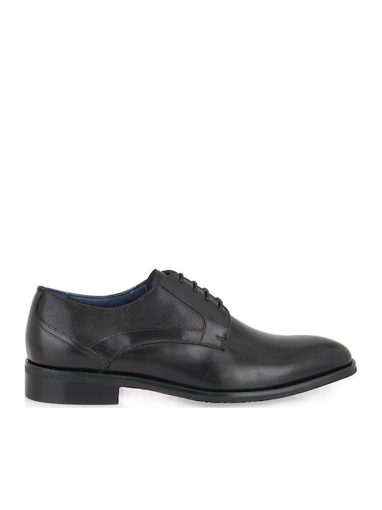 Schwarze Herren-Lederschuhe