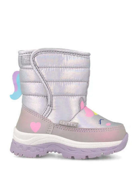 Garvalin Kinder-Schneestiefel Flieder