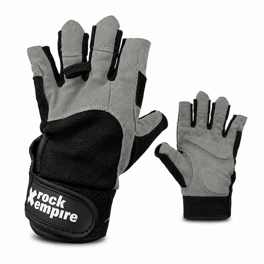 Rock Empire Kletterhandschuhe Fäustlinge Grau