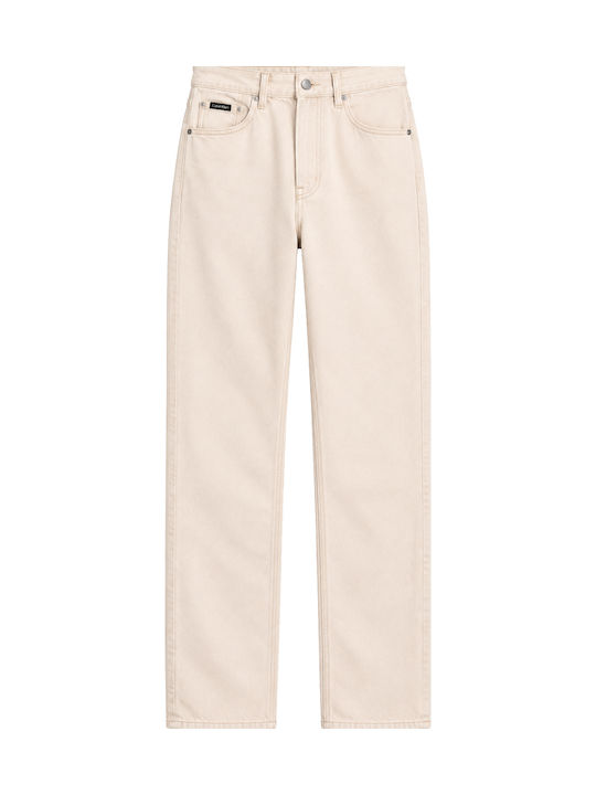 Мъжки Дънков Панталон Slim Straight Fit CK Natural