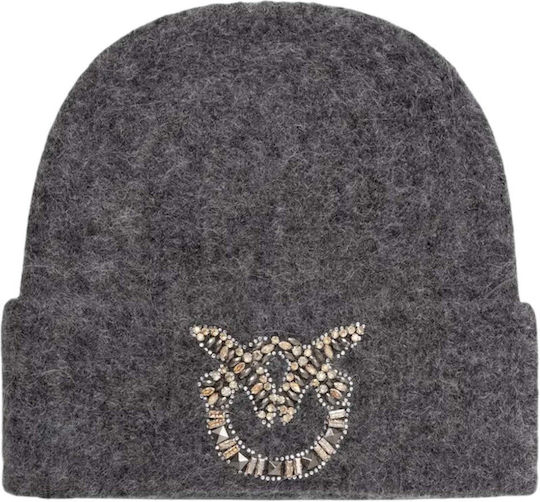 Unisex Knitted Beanie in Grey