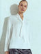 Celestino Women's Tie-Front Blouse White