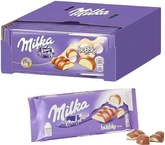 Milka Bubbly White Chocolate Bubbly White 95 g 15 Pieces