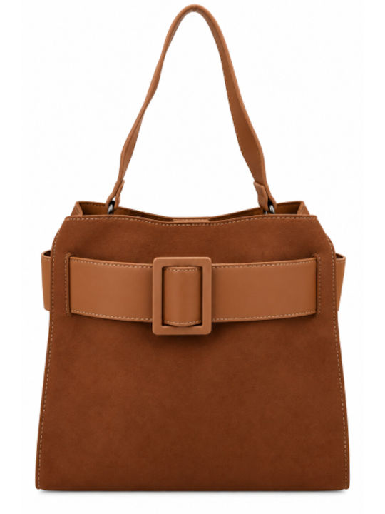 Morena Spain Damen-Schultertasche in Camel WT-E...