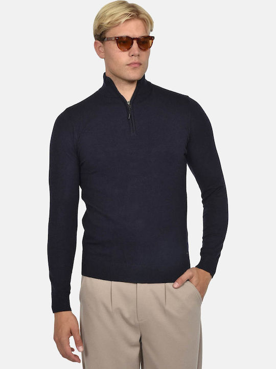 Berto Lucci Blauer Pullover