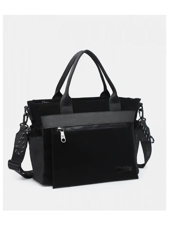 Set Fabric Women's Shoulder / Crossbody Bag Black