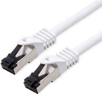 Value S/FTP Cat.8 (40Gbps) Ethernet Network Cable 1m White
