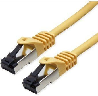 Value S/FTP Кат. 8 (40 Gbps) Ethernet Мрежов Кабел 1 m Жълт