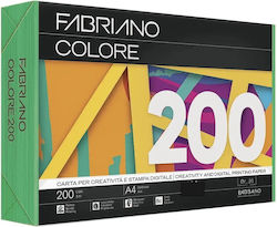 Fabriano Printing Paper A4 200 g/m² 100 Sheets Green