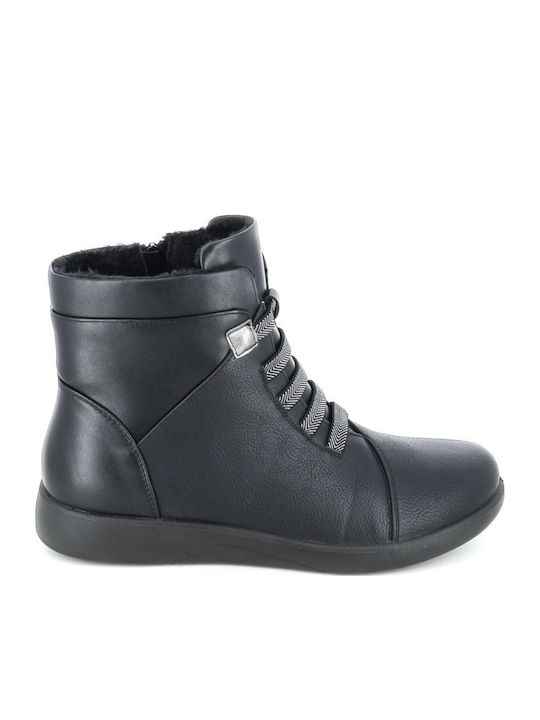 B-Soft Damen-Stiefeletten Schwarz 06/04216_SCHWARZ