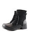Women's Black Combat Boots