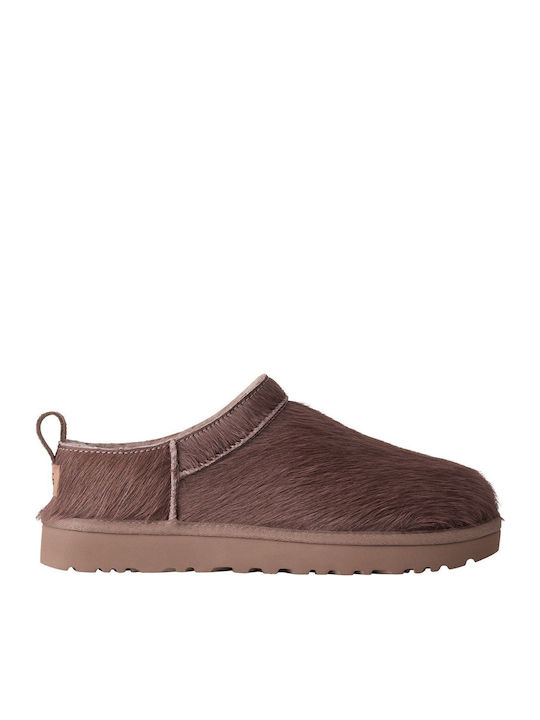 UGG Classic Micro Calf Hair Lederne Damenstiefe...