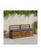 vidaXL Vianen Garden Bench Cushion Blue 30x140 cm