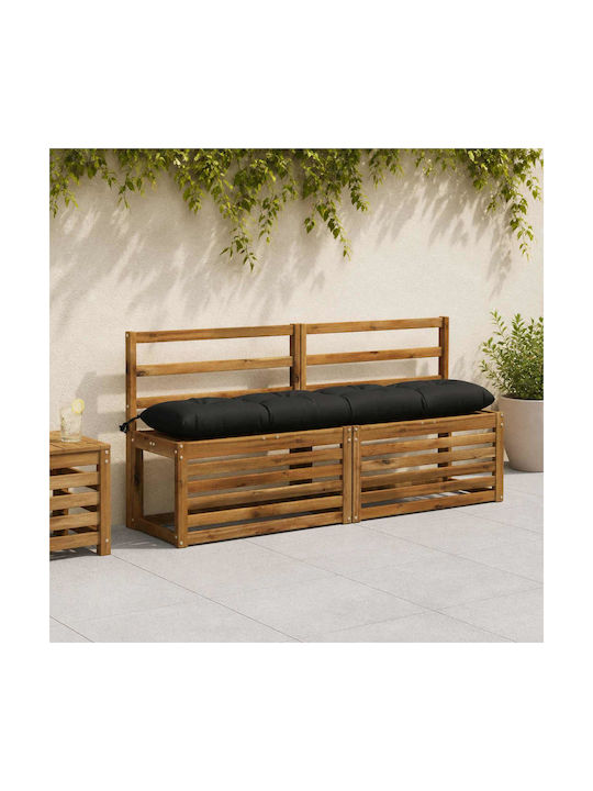 vidaXL Vianen Garden Bench Cushion Black 30x140 cm