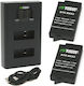 Wasabi Power Gopro Max2 Enduro Battery 2-pack Usb Dual Charger