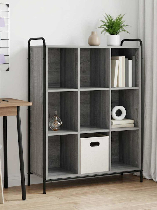 Bookcase Grey Sonoma 83x33x111 cm