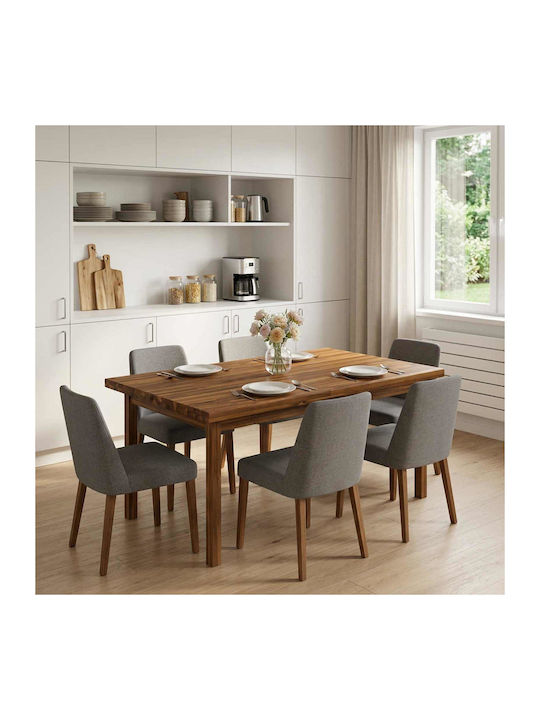 vidaXL Rectangular Tabletop Solid Wood Natural 90x80x3.2 cm 938312