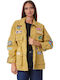 Damen-Winterjacke Gelb