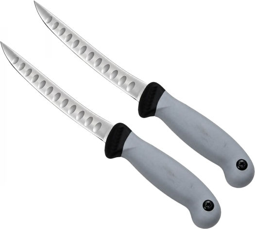 Cuțite de Filetat din Oțel Inoxidabil 29 cm 2 bucăți