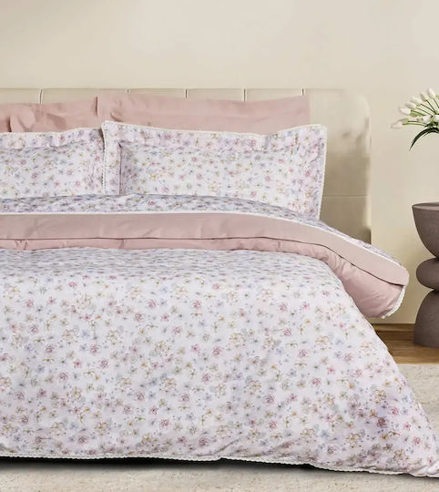 Das Home 1727 Super-Double Bed Sheet Set 250x270cm Multicolor (4 pcs)