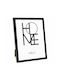 Ankor Wall-Mounted Metal Photo Frame with Black Frame