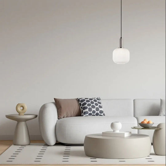 Italux Silver Pendant Light Italux Silver Pendant Light