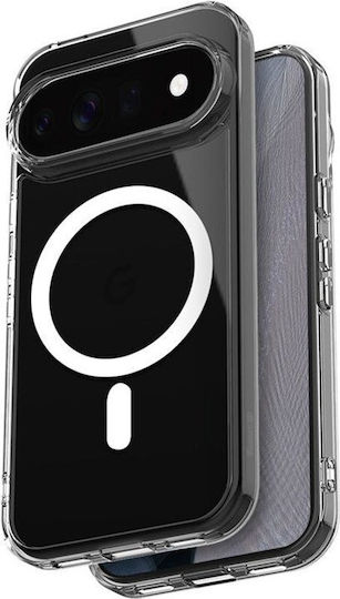 Crong Hybrid Back Cover din Plastic cu Curea pentru Gât Transparentă (Google Pixel 11 Pro XL)