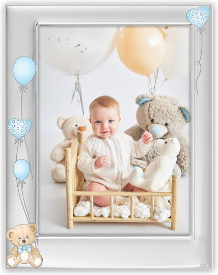 ZEP Silver-Plated Blue Children's Photo Frame