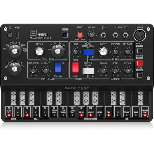 D Mini Αναλογικό Synthesizer