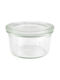 Weck Set aus 12 Universalgläsern mit Deckel, Glas, Transparent, 165 ml, 12 Stück