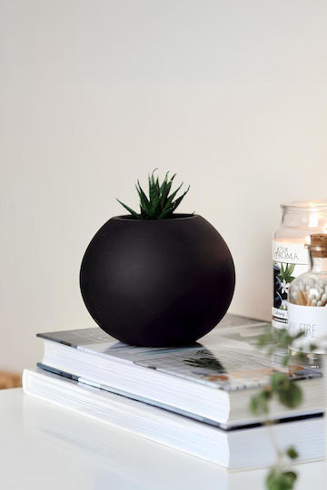 Stewehome Dekorative Vase aus Beton, Kugelförmig, Handgefertigt, Minimalistisch, Multifunktional, für Künstliche Pflanzen und Getrocknete Blumen Stewehome Dekorative Vase aus Beton, Kugelförmig, Handgefertigt, Minimalistisch, Multifunktional, für Künstliche Pflanzen und Getrocknete Blumen