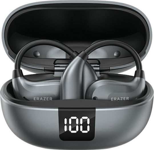 Lenovo ERAZER XT66 MAX Open-Ear-Bluetooth-Freisprecheinrichtung mit Ladeetui in Grau