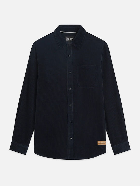 Long Sleeve Dark Blue Shirt