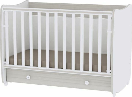 Lorelli Babybett Dream Weiß mit Matratze & Schublade