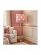 Oxygen Floor Lamp with E27 Bulb Socket Pink