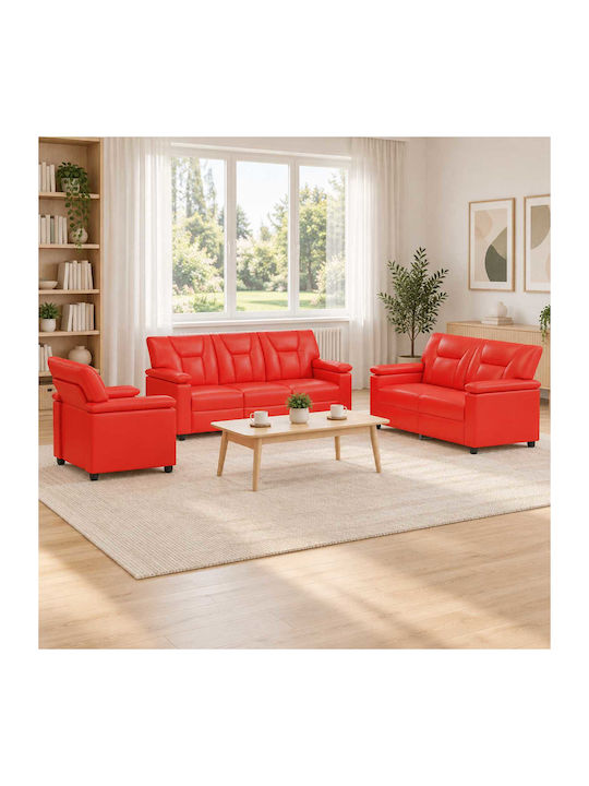 Wohnzimmermöbel-Set 3-Sitzer & 2-Sitzer & Sessel