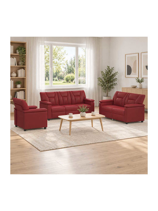 Wohnzimmermöbel-Set 3-Sitzer & 2-Sitzer & Sessel
