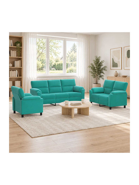 Wohnzimmermöbel-Set 3-Sitzer & 2-Sitzer & Sessel