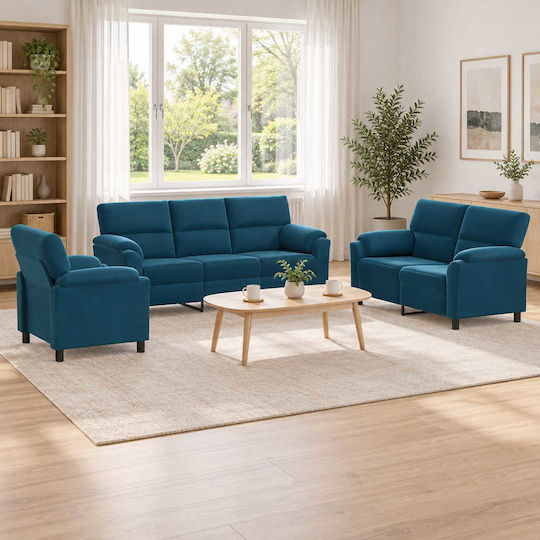 Wohnzimmermöbel-Set 3-Sitzer & 2-Sitzer & Sessel