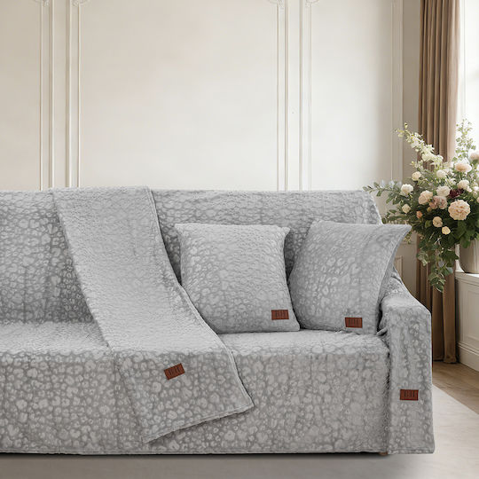 Beauty Home Decorative Pillow Case 8677 Grey 40x40cm