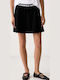 Τζιν Ψηλόμεση Mini Φούστα Κλος Black