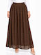 Maxi Skirt Brown WH-17769-27SK-Brown