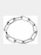 Theodora's Jewellery Lanț de Mână din Oțel Inoxidabil JT-B019-Argintiu