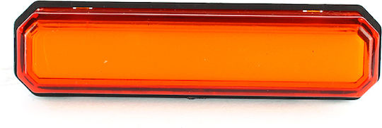 Комплект от 5 Неонови LED Габаритни Светлини 12/24v Кехлибарени 84 Mm 0250s