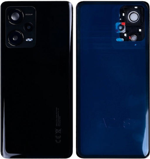Husă Spate cu Lentilă Xiaomi Redmi Note 12 Pro Plus 5G Negru Obsidian OEM
